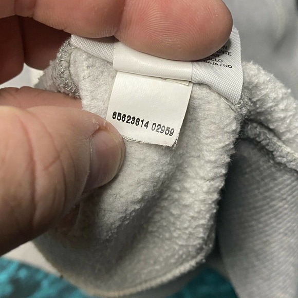 Nike Mini Swoosh Sweatshirt XL Heather Gray Crew - Picture 10 of 10